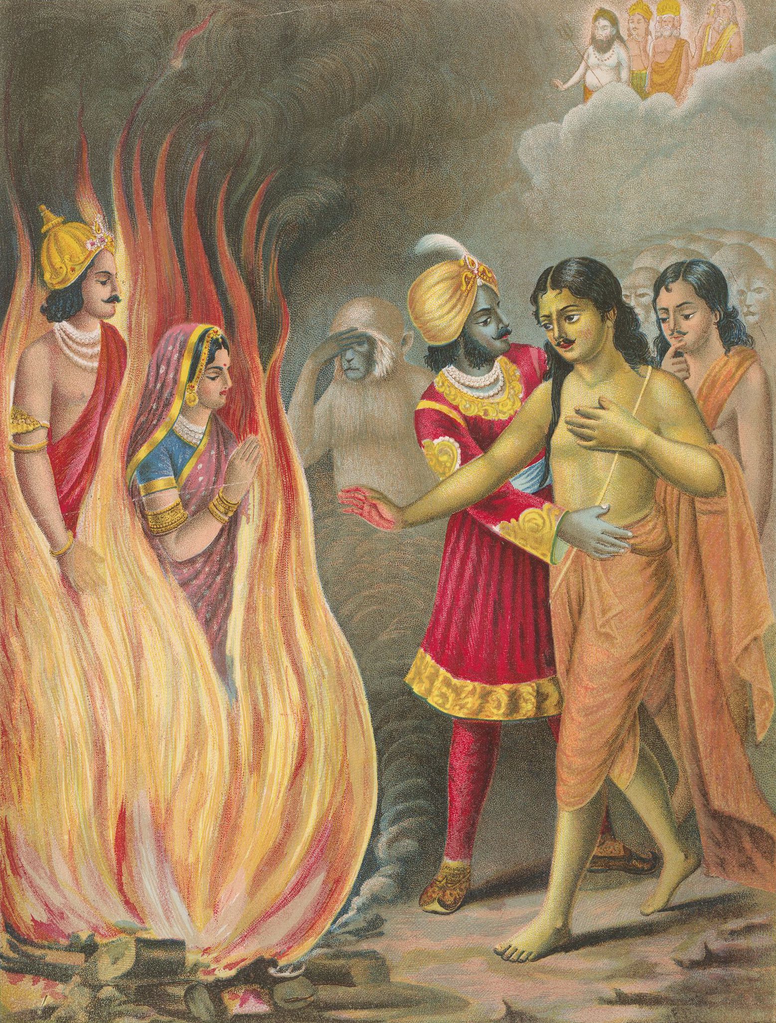 Sita ripudiata e la stesura del Ramayana