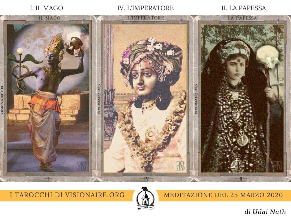Meditazioni con i Tarocchi. Il Mago, L’Imperatore, La Papessa.